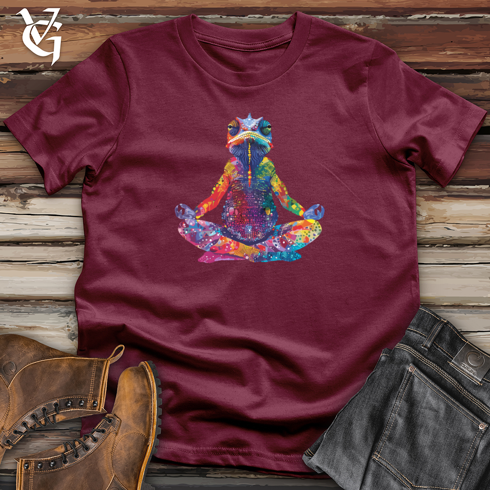 Viking Goods Chameleon Zen Mandala Softstyle Tee Maroon / L