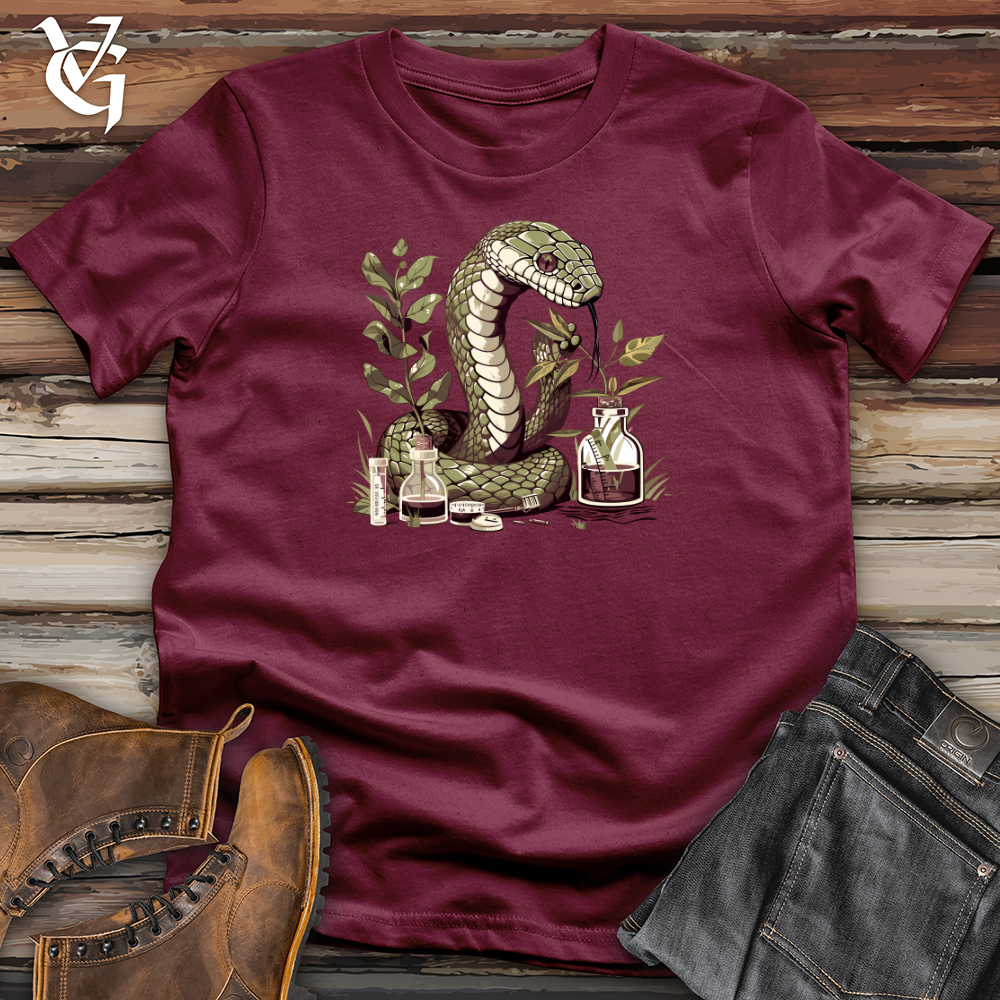 Viking Goods Cobra Botanist Inquiry Softstyle Tee Maroon / L