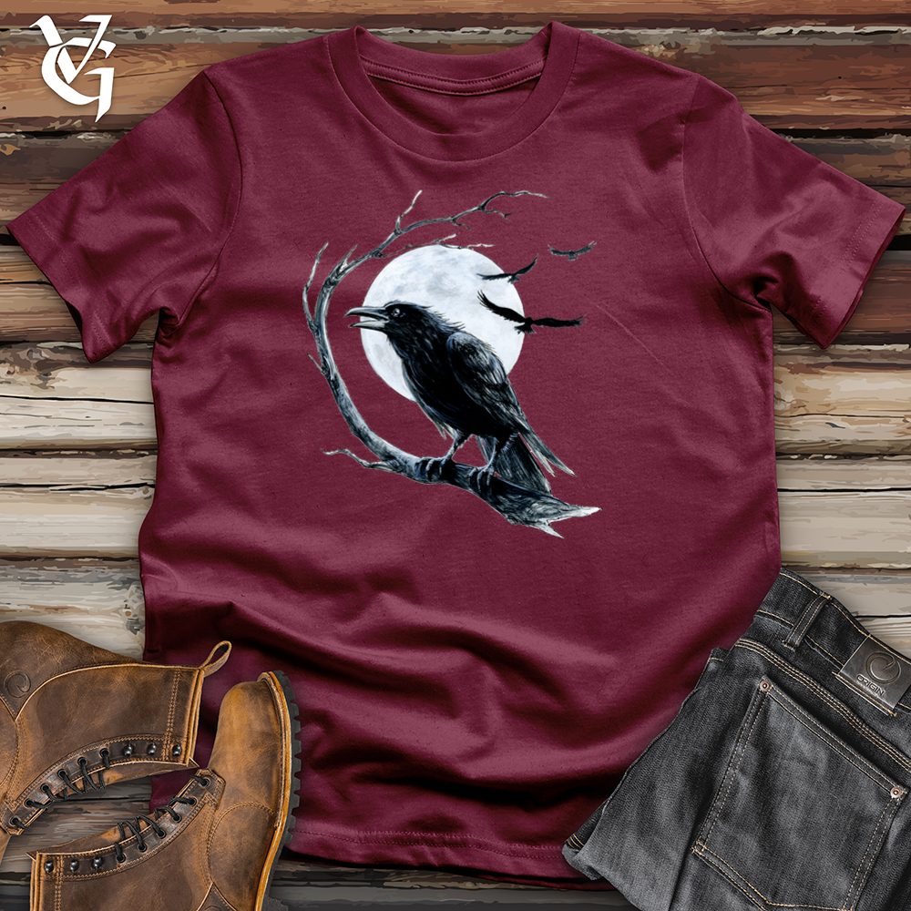 Viking Goods Cold Winter Raven Tee Maroon / L