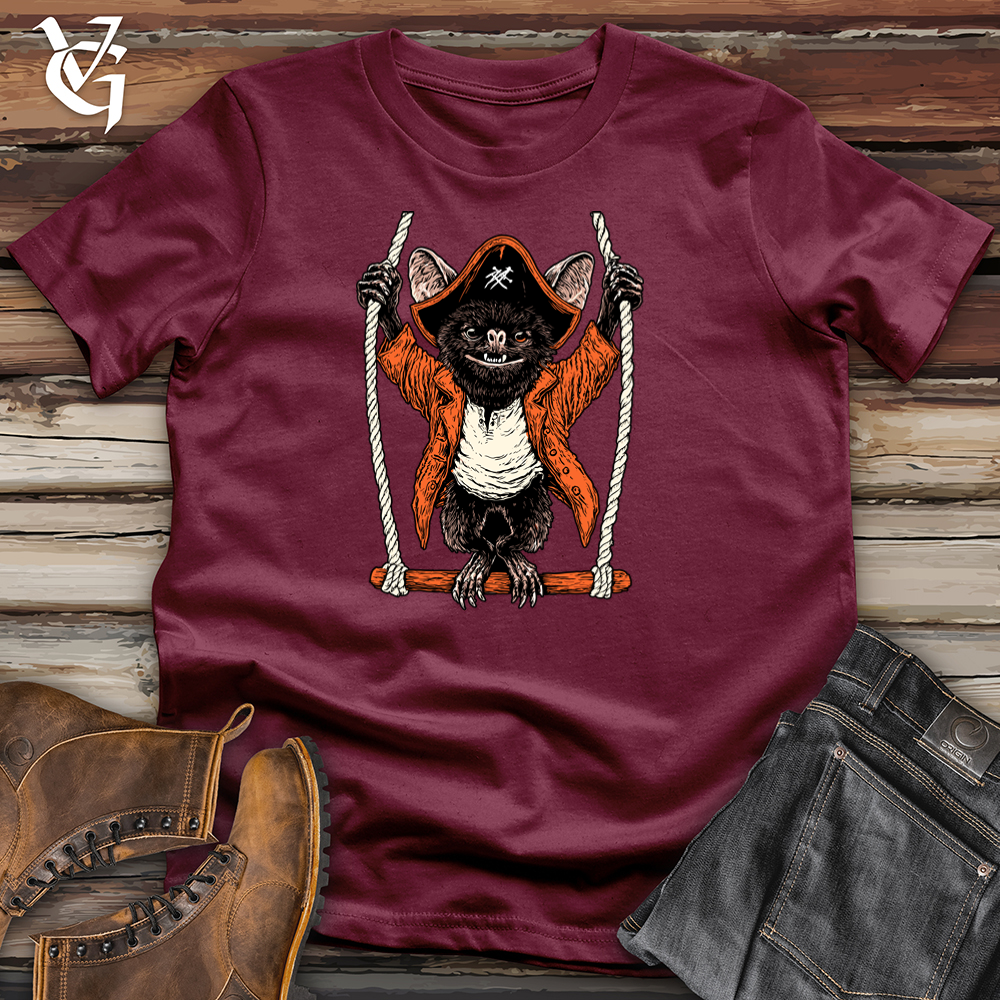 Viking Goods Colonial Shipwreck Bat Softstyle Tee Maroon / L