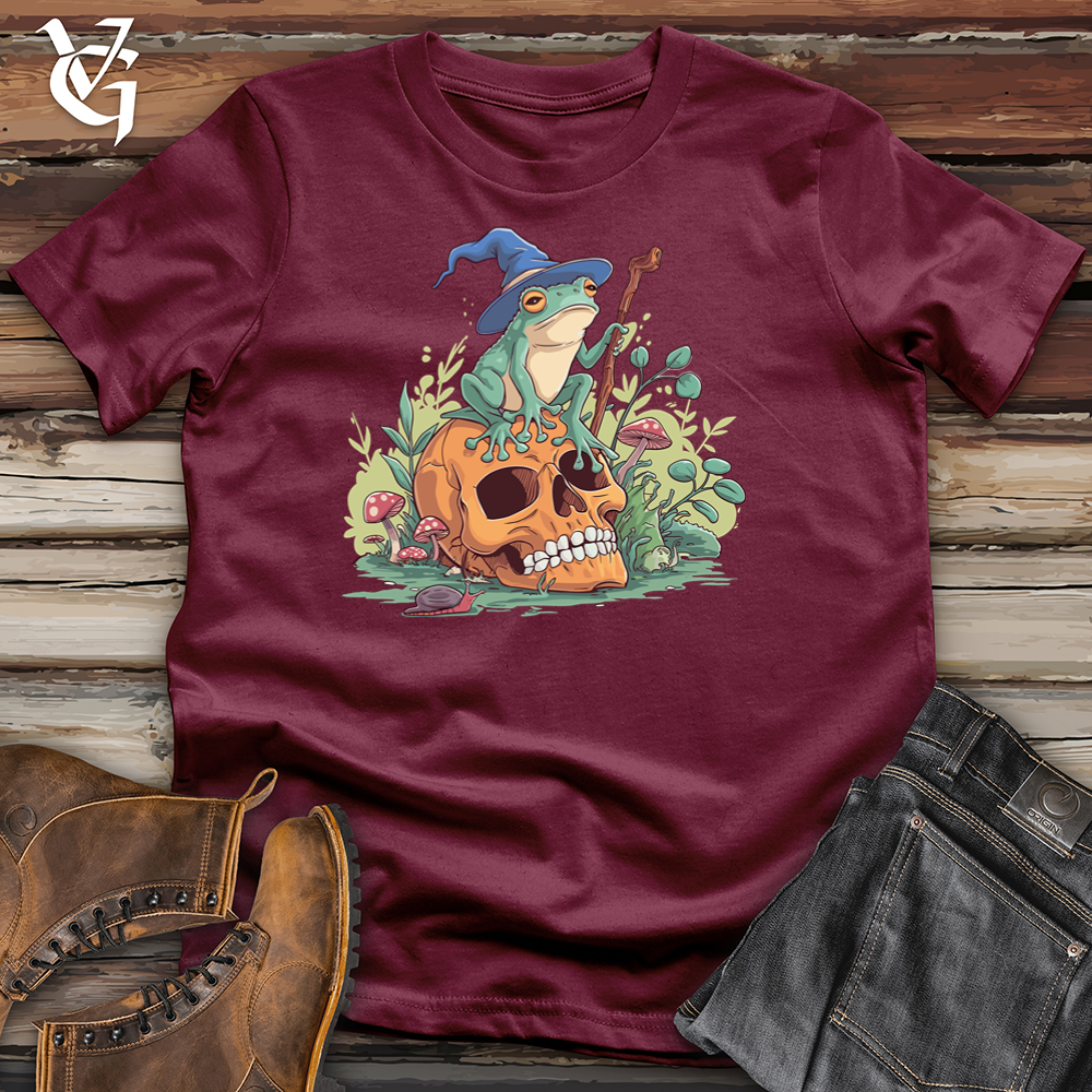 Viking Goods Cottagecore Frog Softstyle Tee Maroon / L