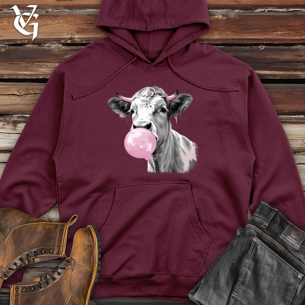 Viking Goods Cow Gum Midweight Hooded Sweatshirt Maroon / L