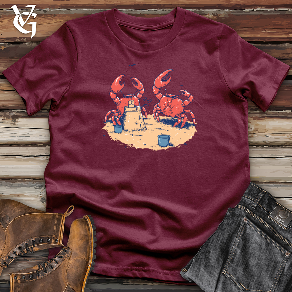 Viking Goods Crab Beach Engineers Softstyle Tee Maroon / L