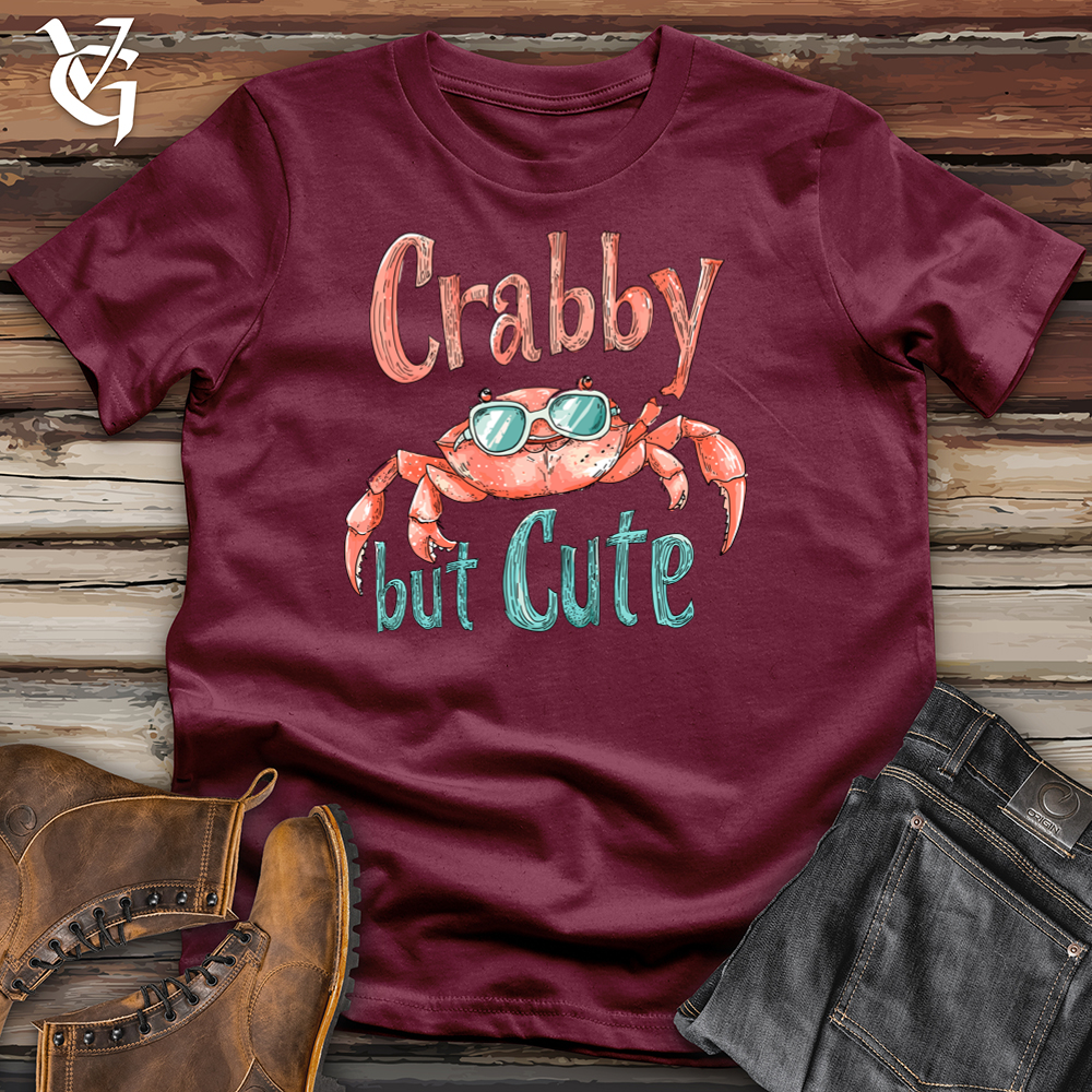 Viking Goods Crabby but Cute Softstyle Tee Maroon / L