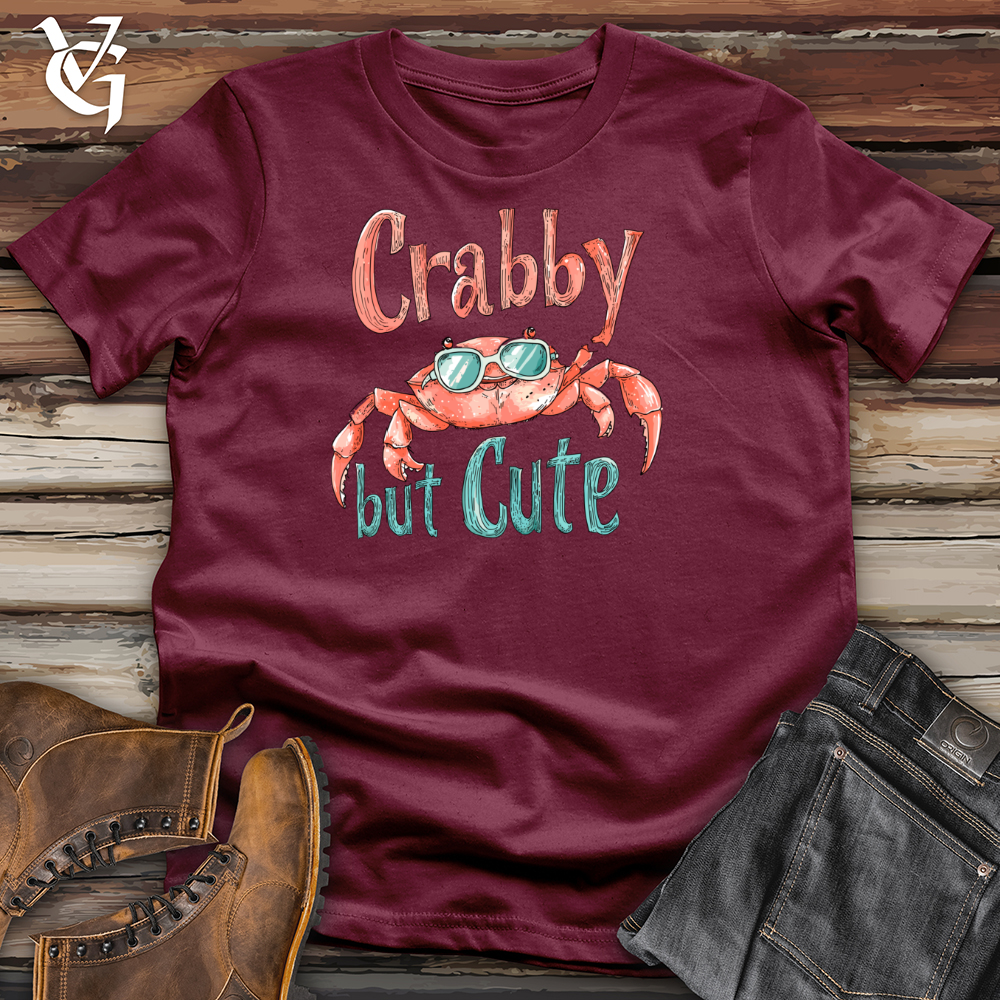 Viking Goods Crabby But Cute Tee Maroon / L