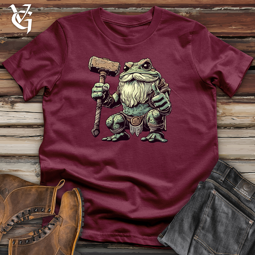 Viking Goods Craftsman Frog Aura Softstyle Tee Maroon / L