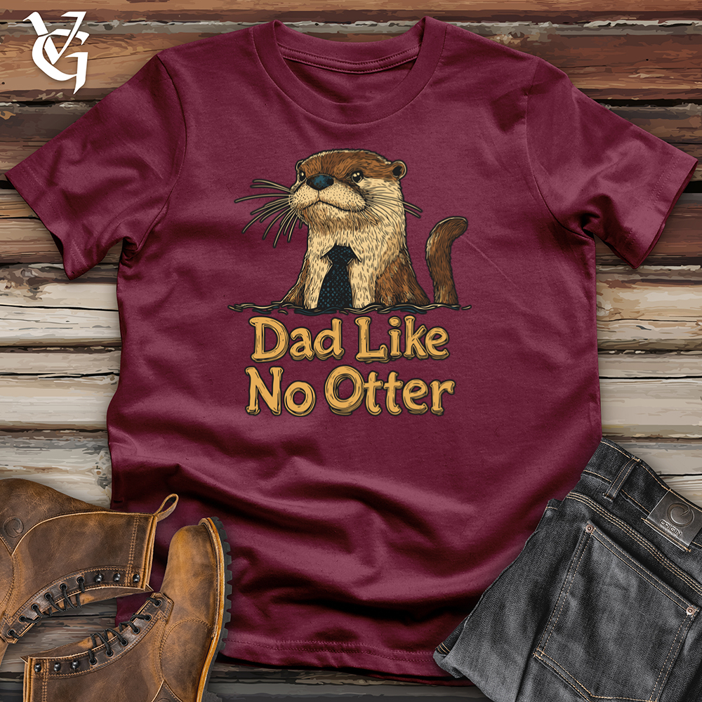 Viking Goods Dad Like No Otter Softstyle Tee Maroon / L