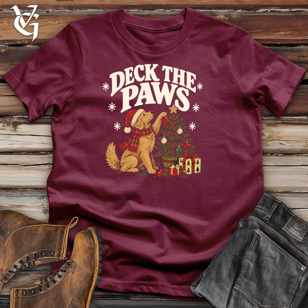 Viking Goods Deck the Paws Tee Maroon / L