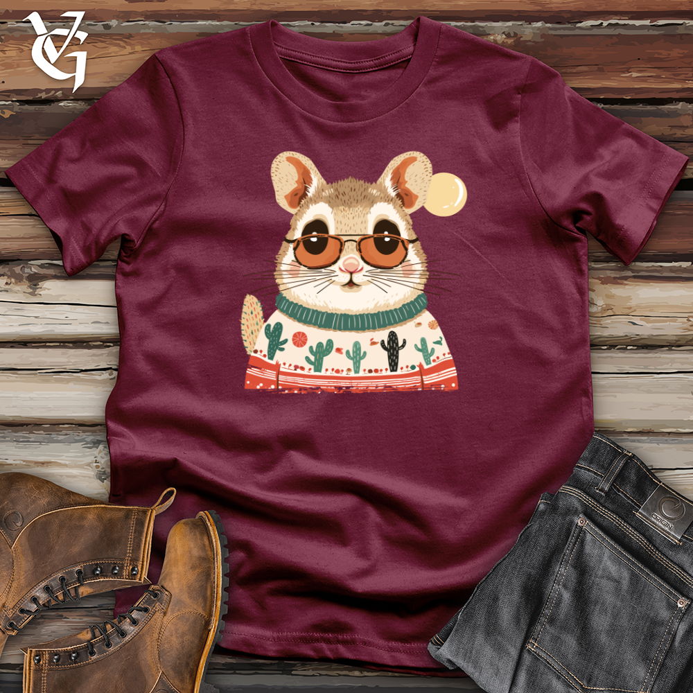 Viking Goods Desert Mouse Chic Softstyle Tee Maroon / L