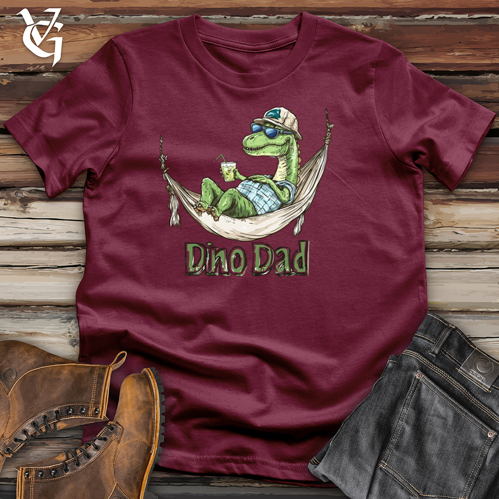 Viking Goods Dino Dad Softstyle Tee Maroon / L