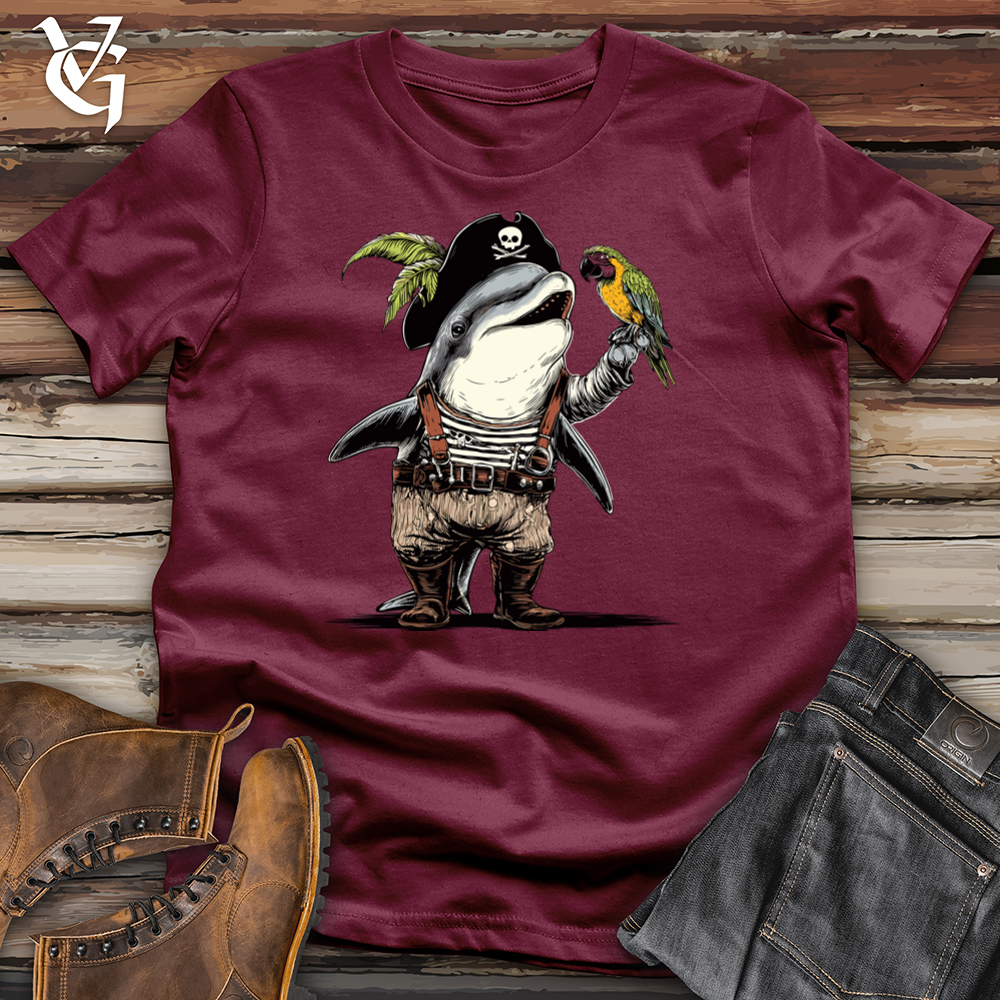 Viking Goods Dolphin Pirate Softstyle Tee Maroon / L