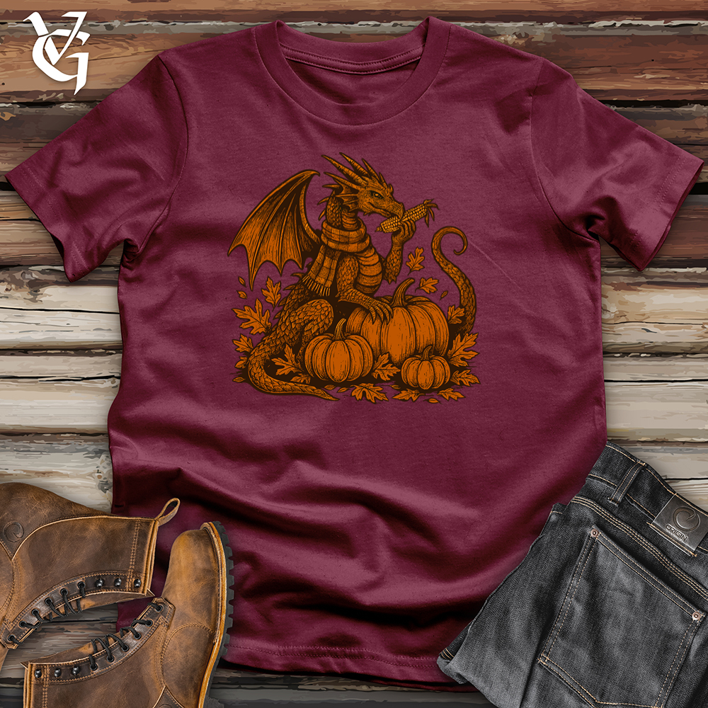 Viking Goods Dragon Corn On The Cob Softstyle Tee Maroon / L