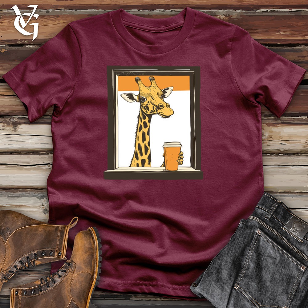Viking Goods Drive Thru Giraffe Softstyle Tee Maroon / L