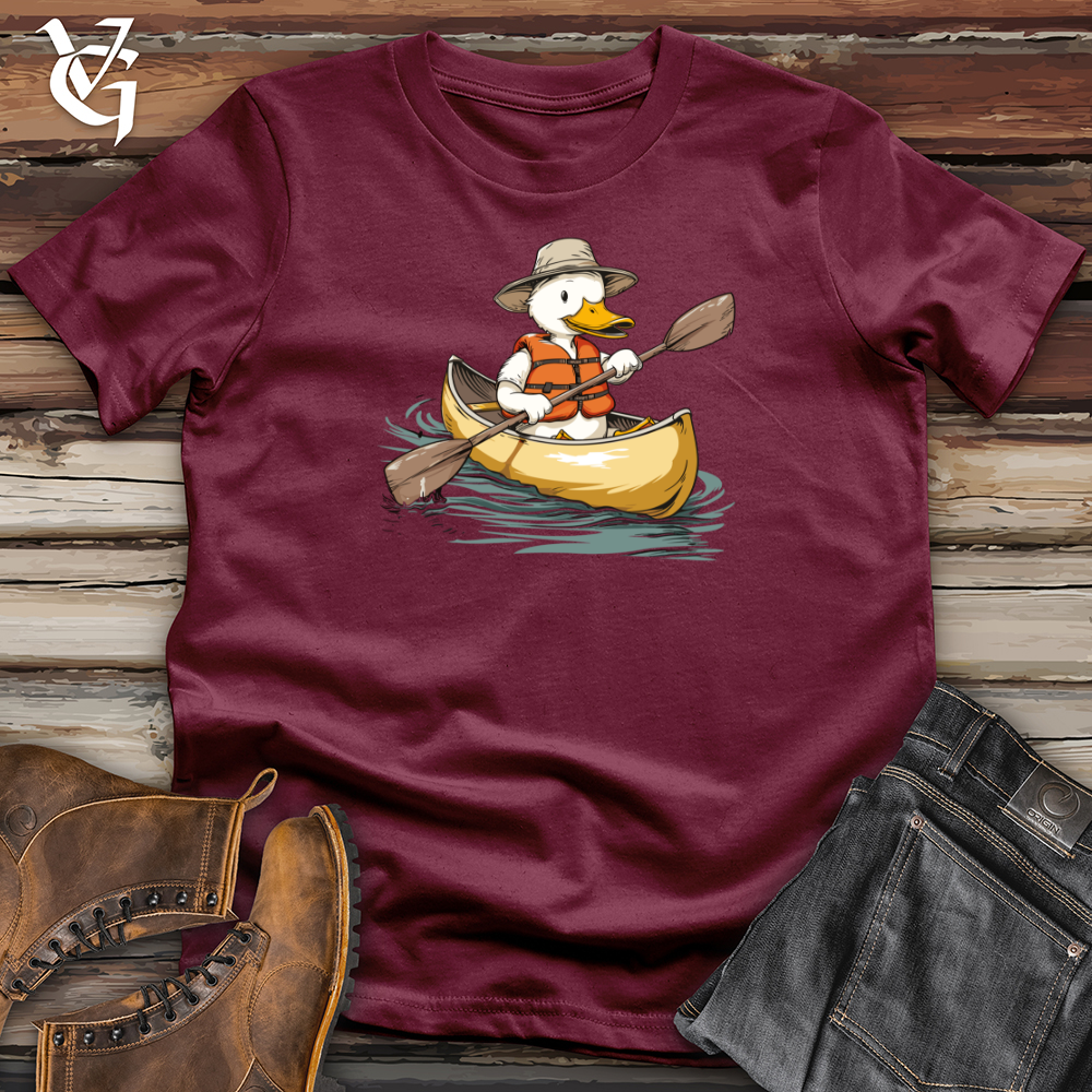 Viking Goods Duck Canoe Adventure Softstyle Tee Maroon / L