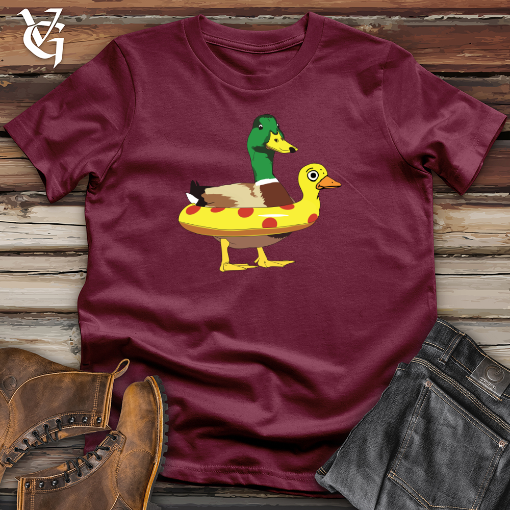 Viking Goods Duck Duck Swim Softstyle Tee Maroon / L