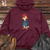 Viking Goods Duckling Detective Chic Midweight Hooded Sweatshirt Maroon / L