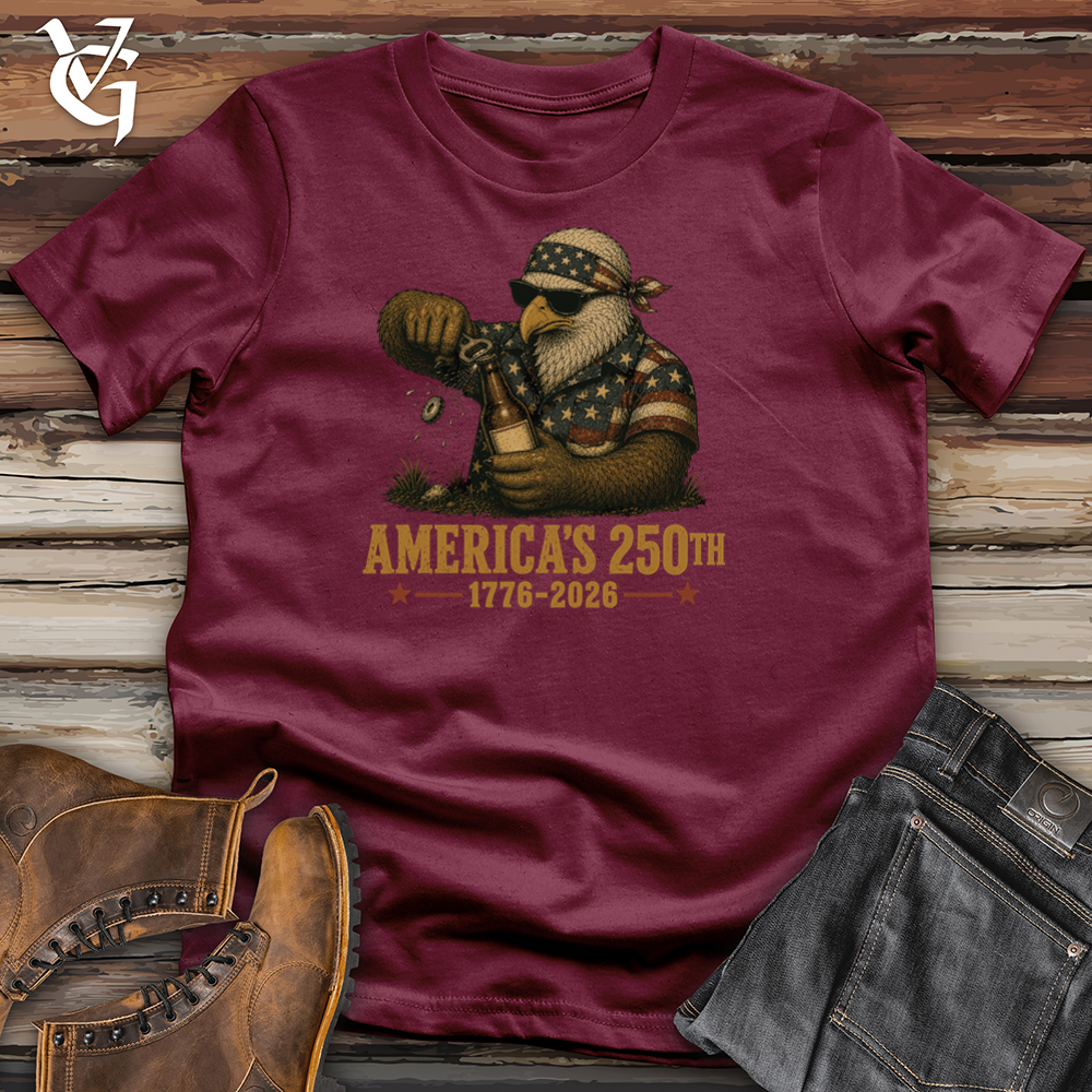 Viking Goods Eagle Cracking One Softstyle Tee Maroon / L