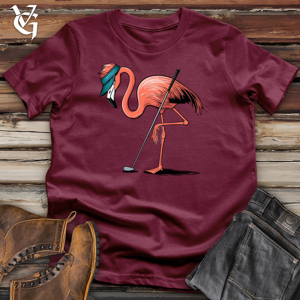 Viking Goods Flamingo Putt Softstyle Tee Maroon / L