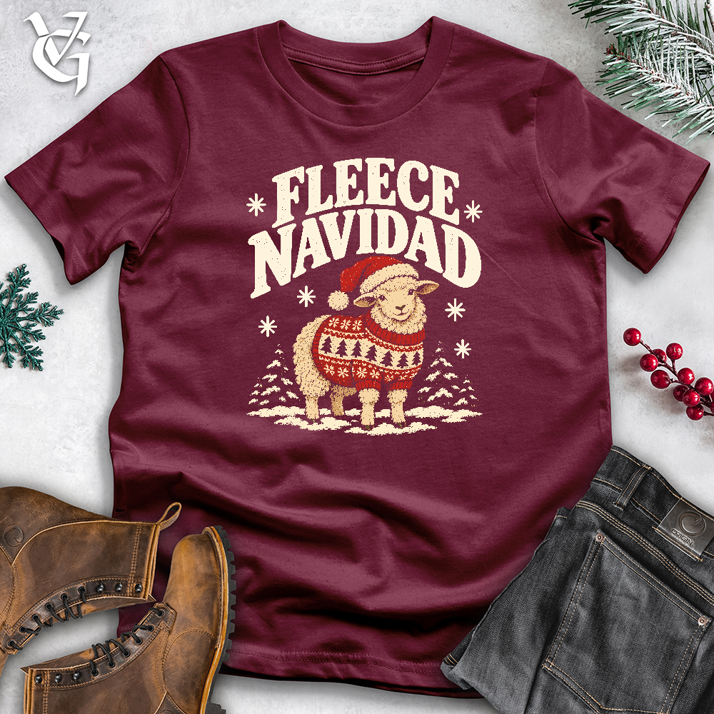 Viking Goods Fleece Navidad Softstyle Tee Maroon / L