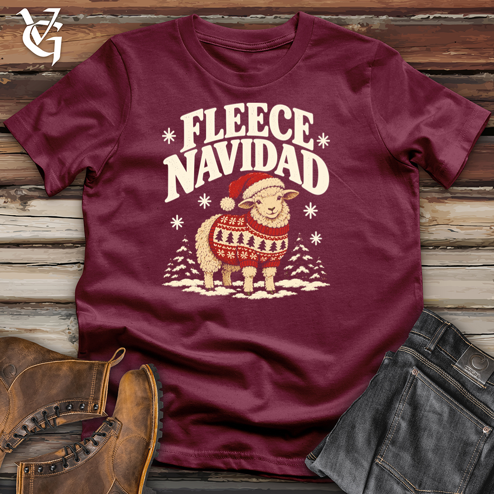 Viking Goods Fleece Navidad Tee Maroon / L
