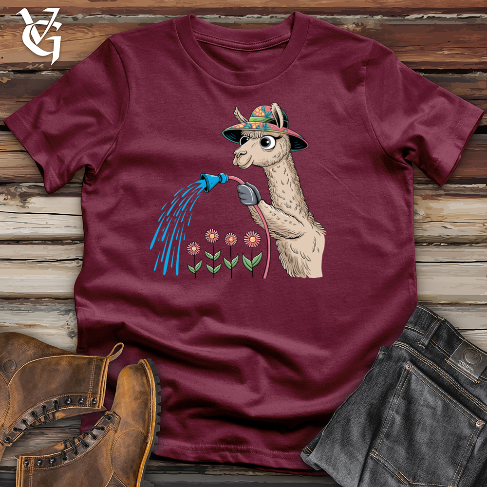 Viking Goods Floral Care Softstyle Tee Maroon / L