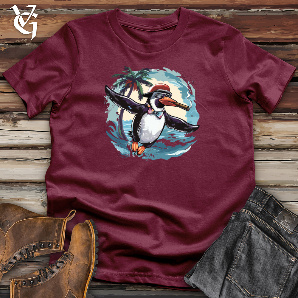 Viking Goods Flying Penguin Swag Softstyle Tee Maroon / L