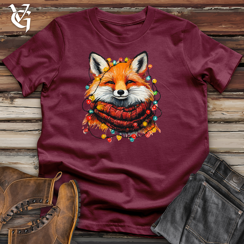 Viking Goods Fox Lights Tee Maroon / L