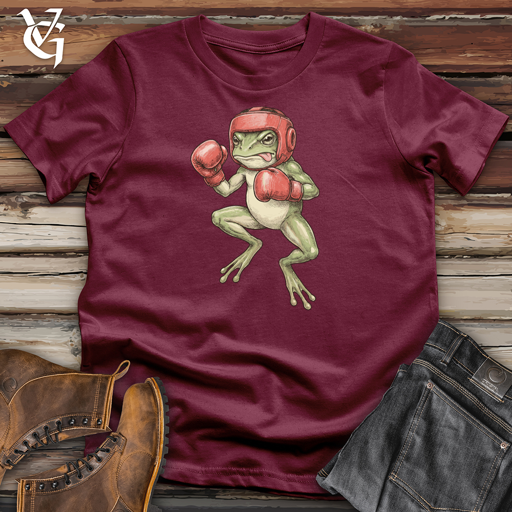 Viking Goods Frog Boxer Tee Maroon / L