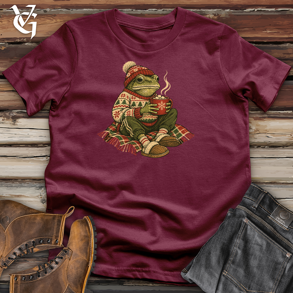 Viking Goods Frog Cocoa Tee Maroon / L