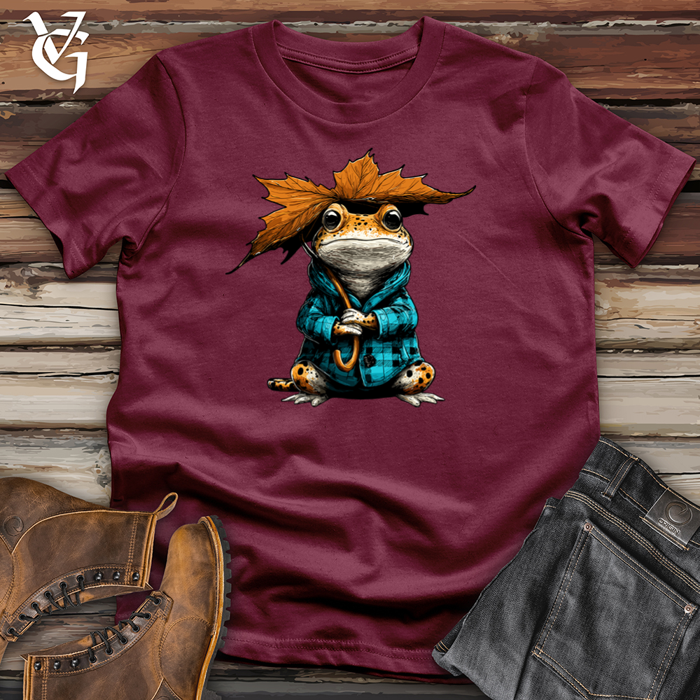 Viking Goods Frog Leaf Umbrella Softstyle Tee Maroon / L