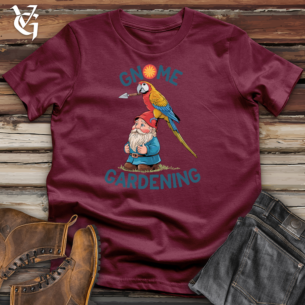Viking Goods Gnome Gardening Softstyle Tee Maroon / L