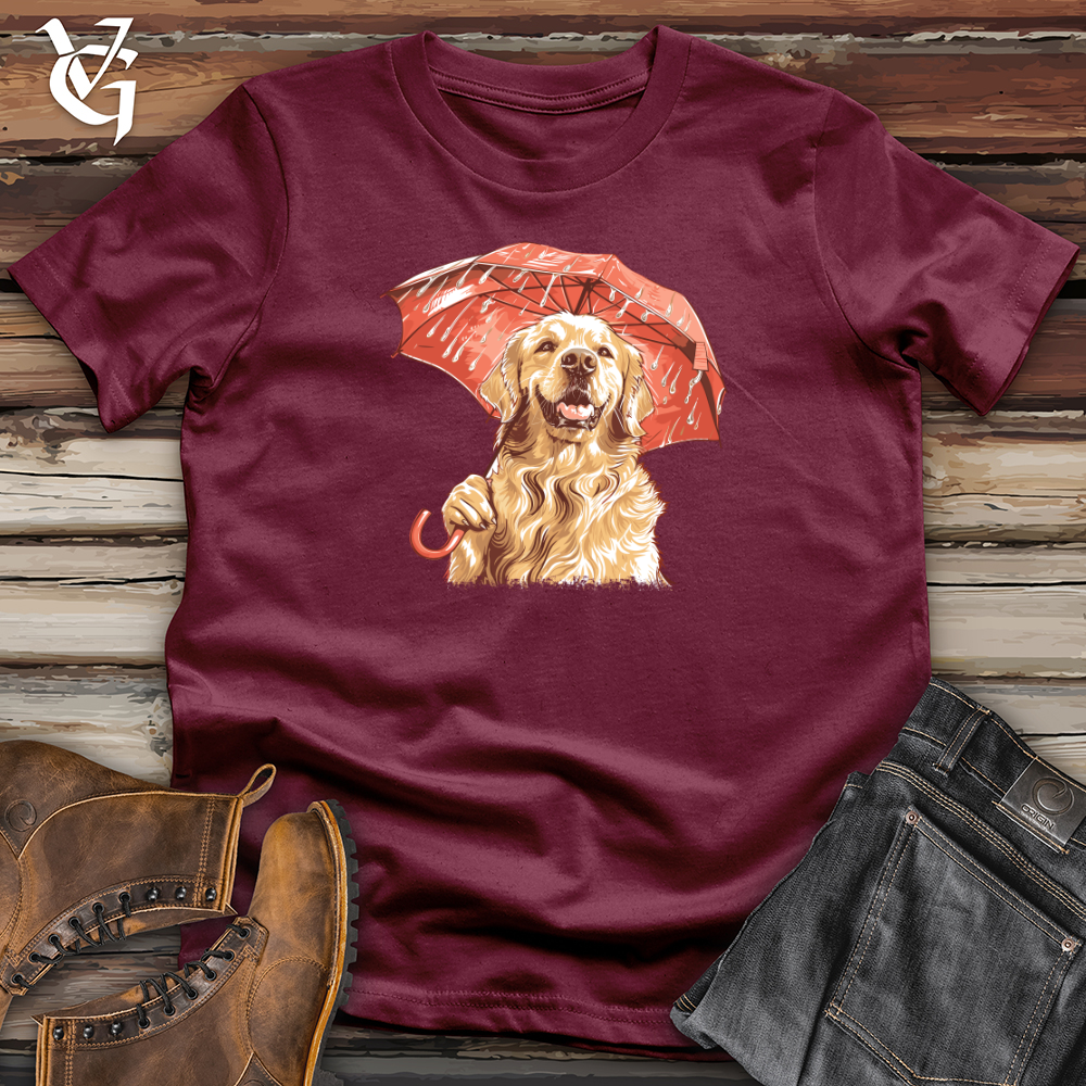 Viking Goods Golden Optimist Umbrella Softstyle Tee Maroon / L