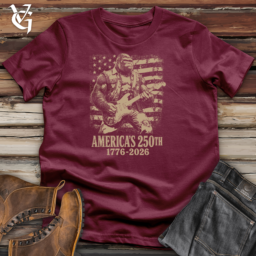 Viking Goods Gorilla American Guitar Softstyle Tee Maroon / L