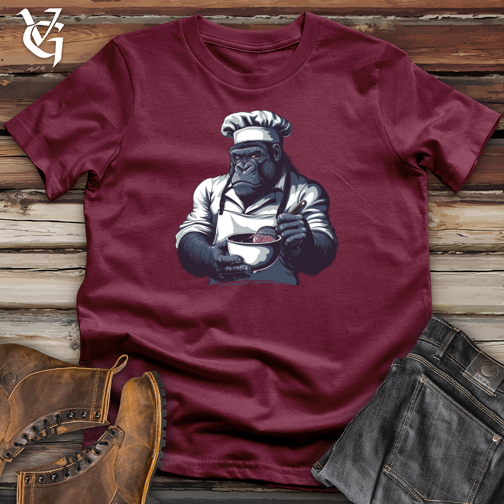 Viking Goods Gorilla Gourmet Chef Softstyle Tee Maroon / L