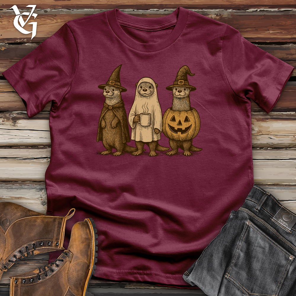 Viking Goods Halloween Otter Squad Softstyle Tee Maroon / L