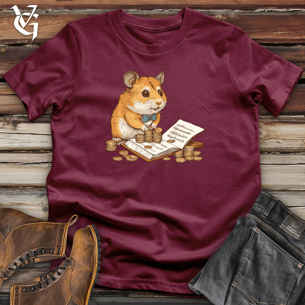 Viking Goods Hamster Finance Manager Softstyle Tee Maroon / L