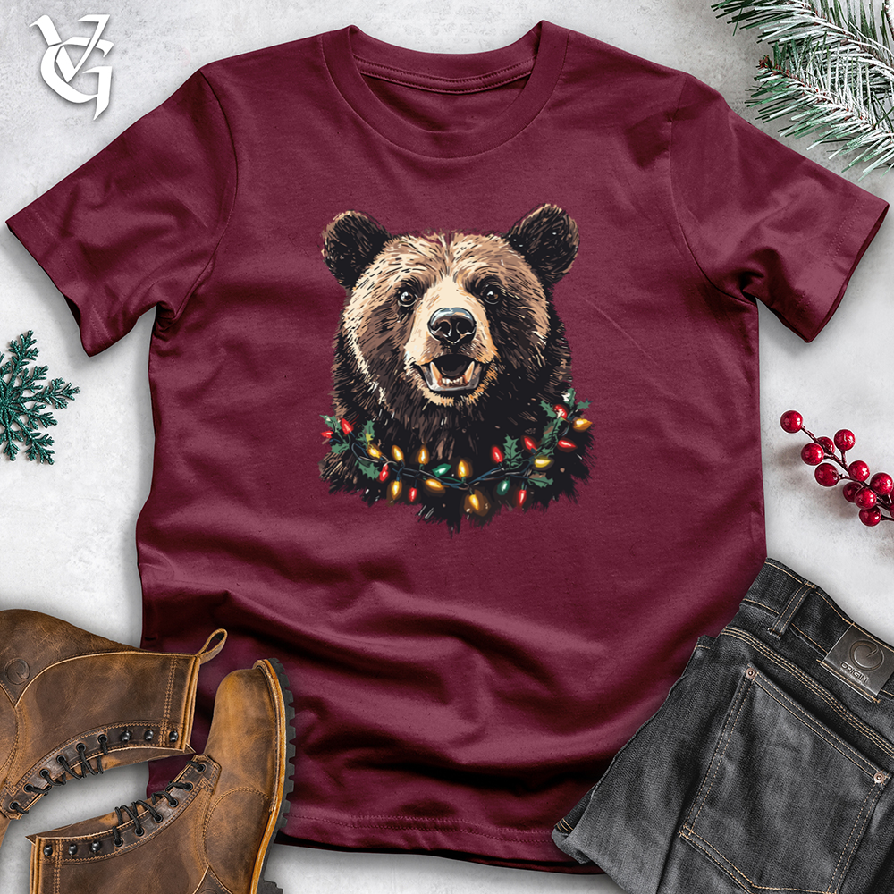 Viking Goods Holly Bear Softstyle Tee Maroon / L