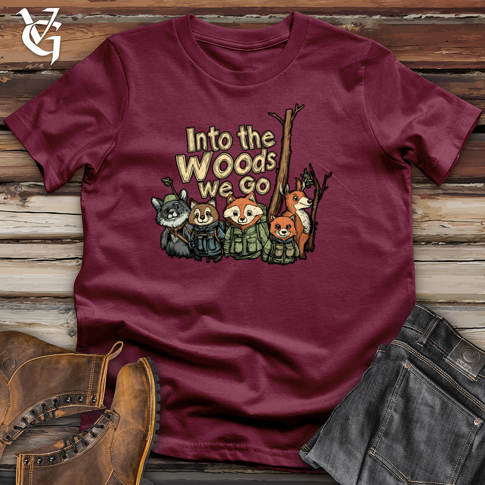 Viking Goods Into The Woods We Go Softstyle Tee Maroon / L