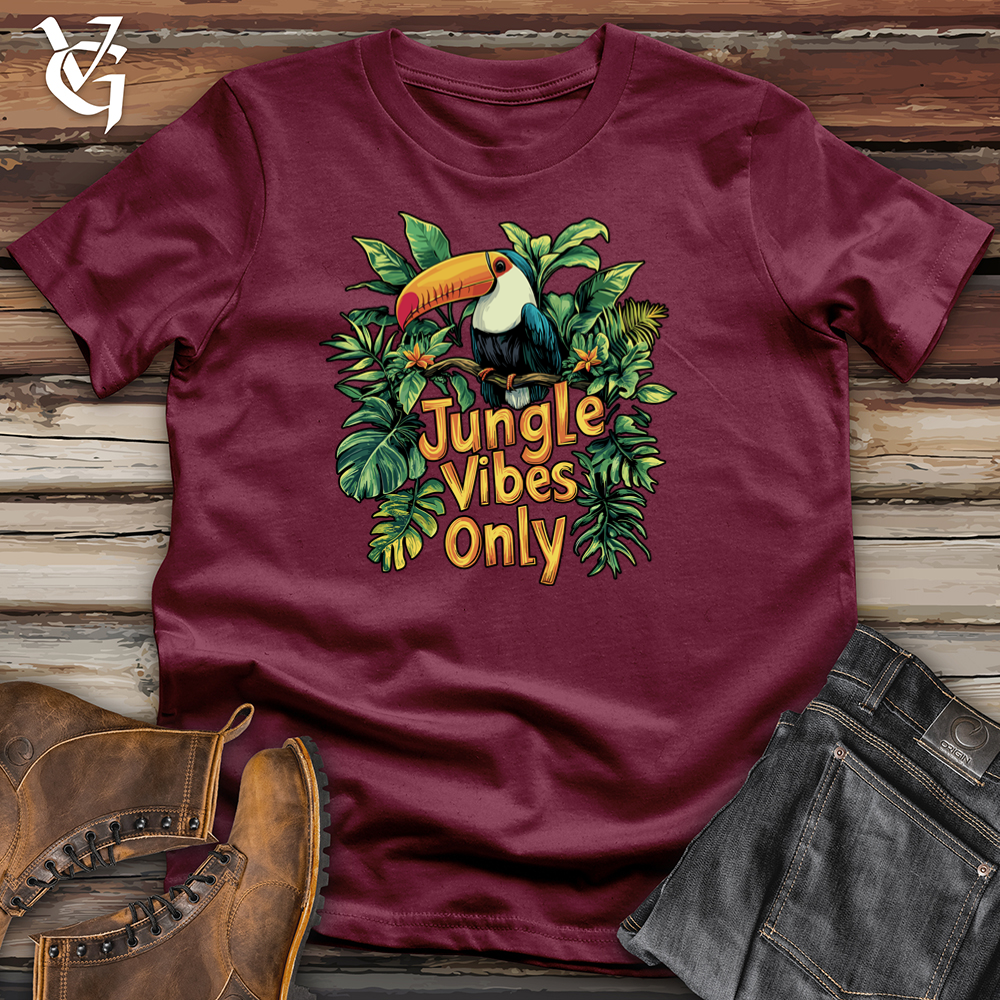 Viking Goods Jungle Vibes Only Softstyle Tee Maroon / L