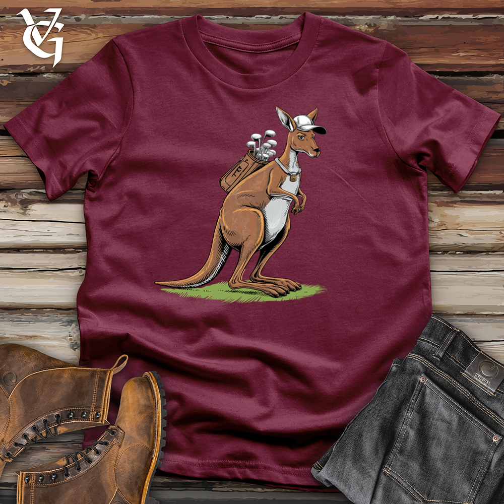 Viking Goods Kangaroo Caddy Softstyle Tee Maroon / L
