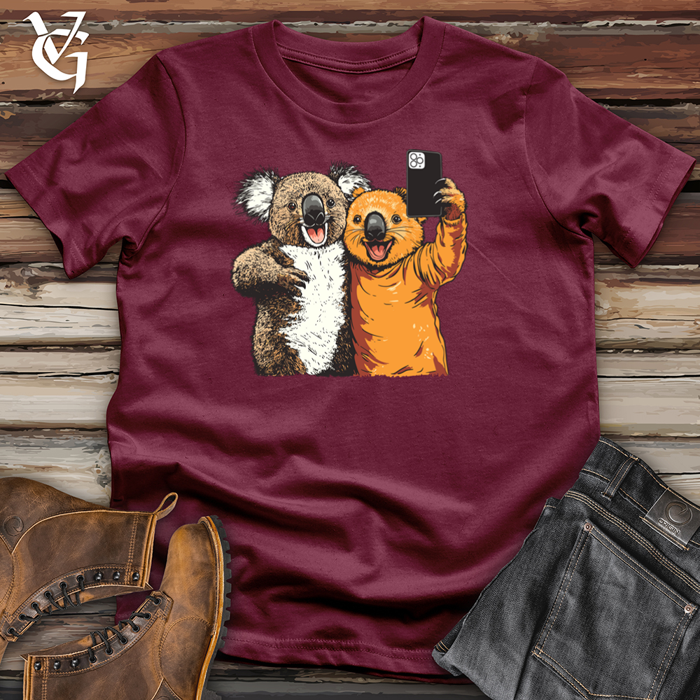 Viking Goods Koala Selfie Softstyle Tee Maroon / L