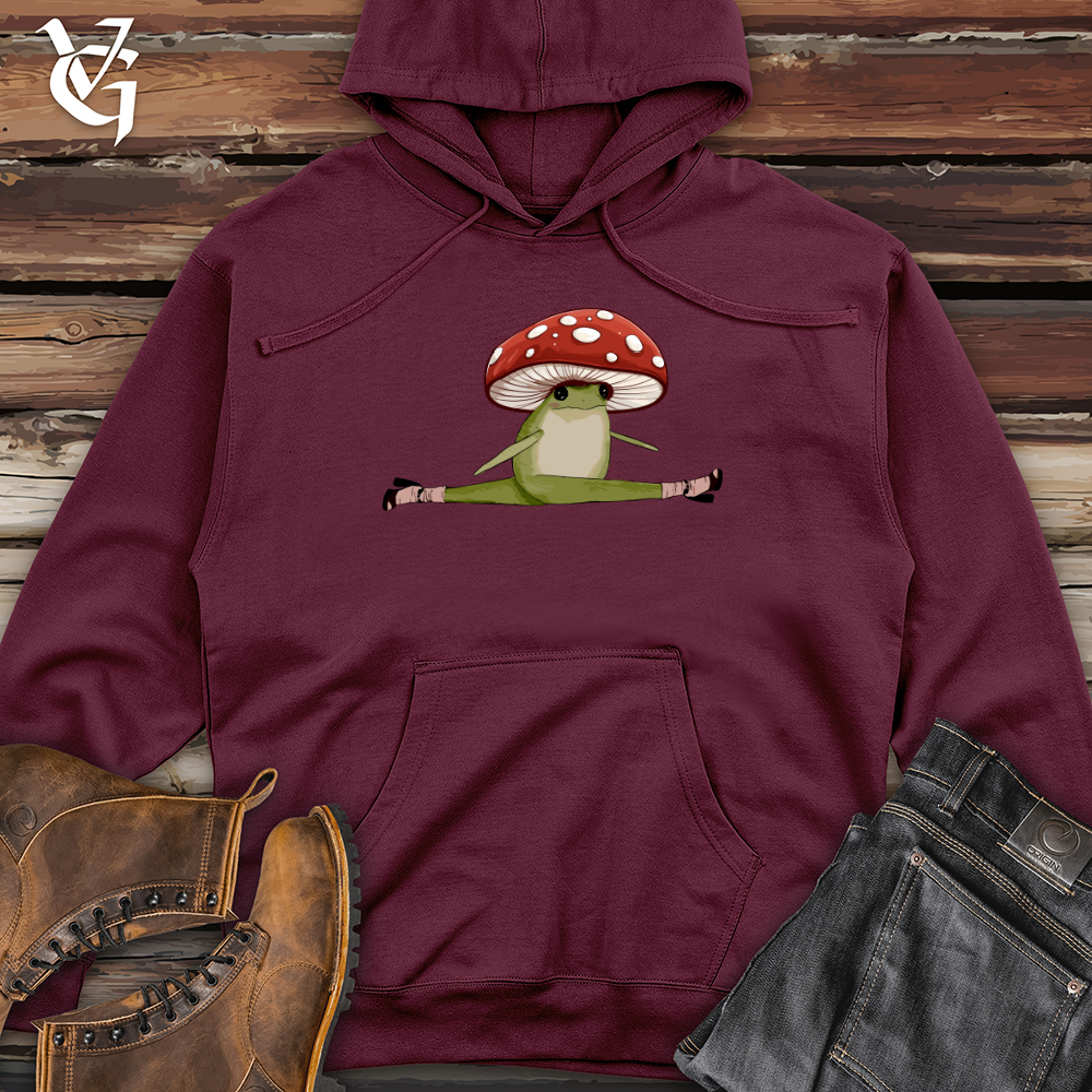 Viking Goods Lady Frog Midweight Hooded Sweatshirt Maroon / L