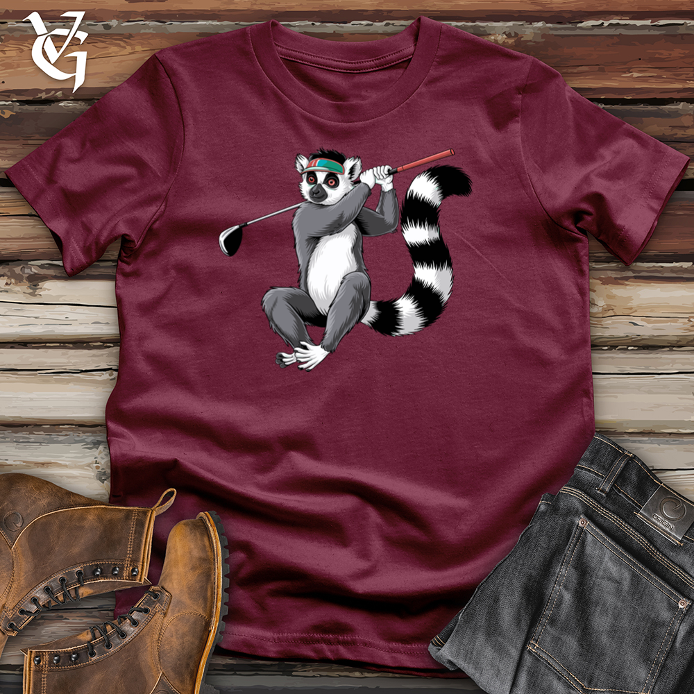 Viking Goods Lemur Golf Softstyle Tee Maroon / L