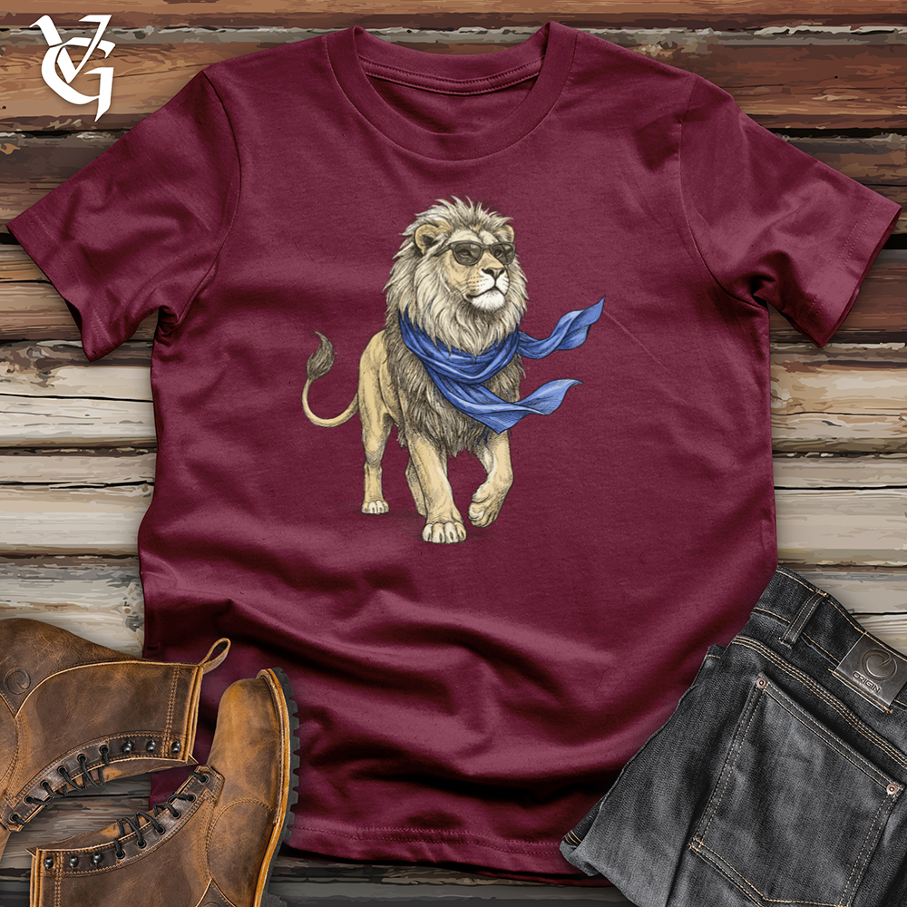 Viking Goods Lion Tee Maroon / L