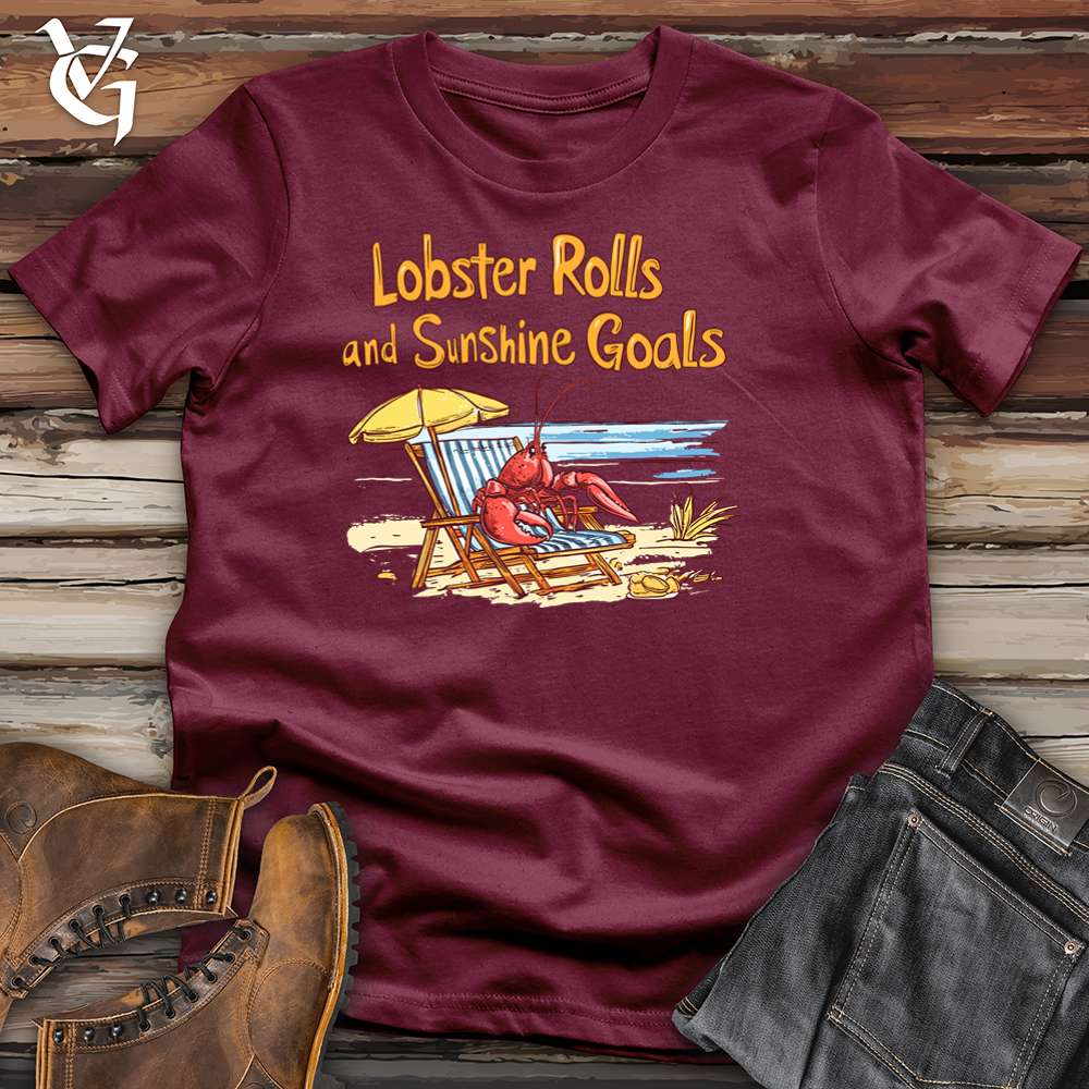 Viking Goods Lobster Rolls Softstyle Tee Maroon / L