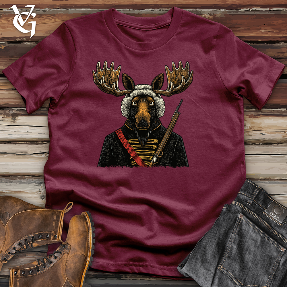 Viking Goods Majestic Moose Softstyle Tee Maroon / L