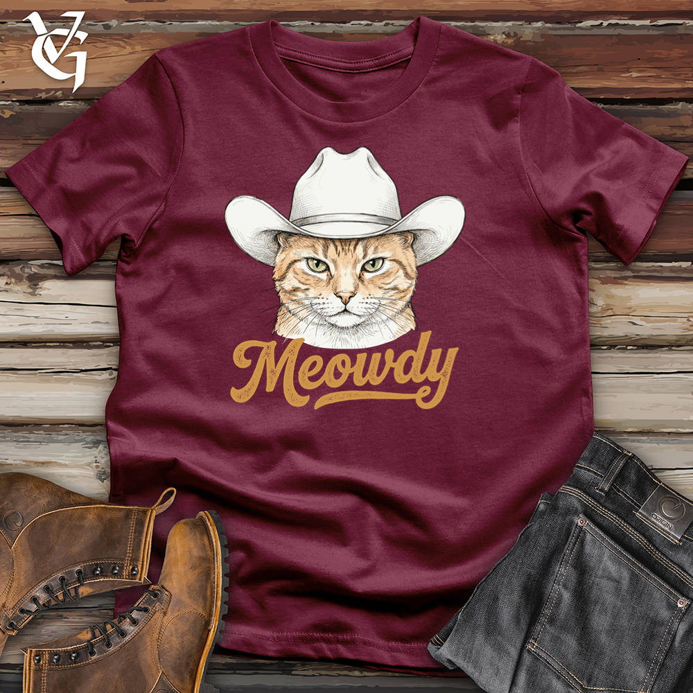 Viking Goods Meowdy Tee Maroon / L