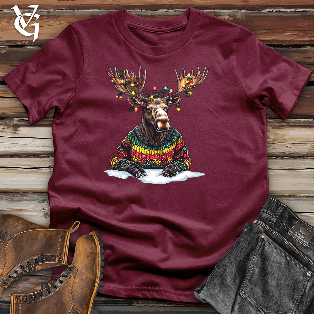Viking Goods Merry Moose Tee Maroon / L