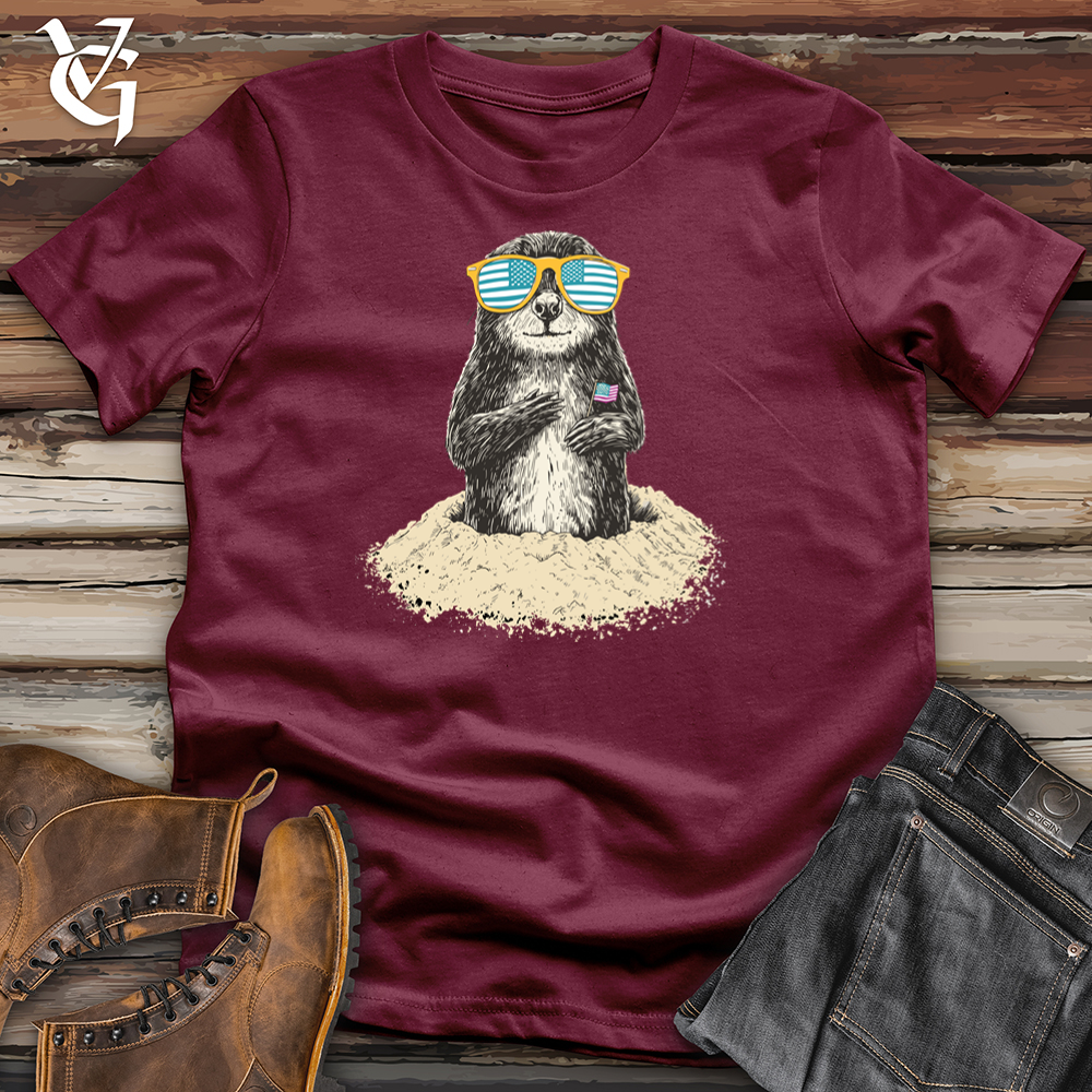 Viking Goods Mole Pledge of Allegiance Softstyle Tee Maroon / L