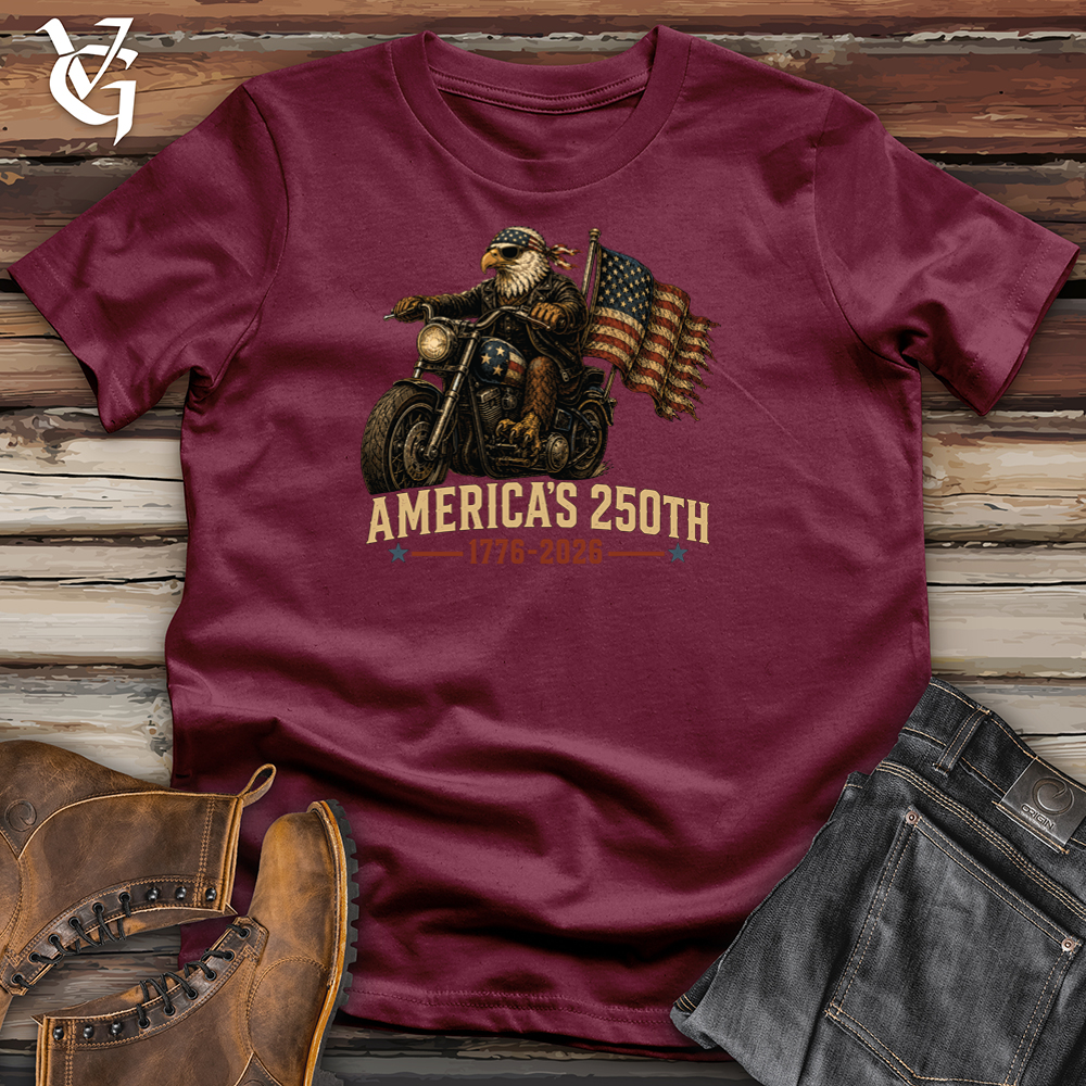 Viking Goods Motorcycle Eagle Softstyle Tee Maroon / L